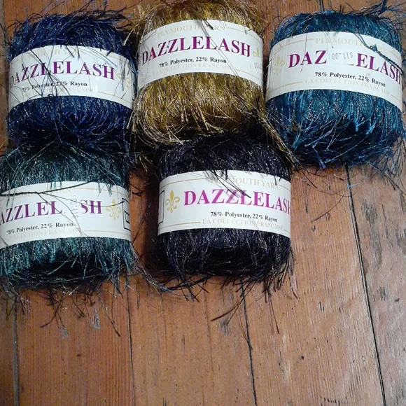Dazzlelash Fireworks Plymouth Yarn specialty yarns new - Picture 5 of 7